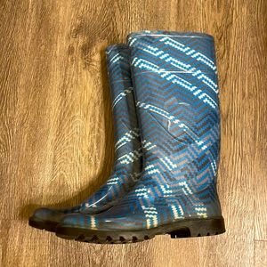 Burberry Stripe Rainboots